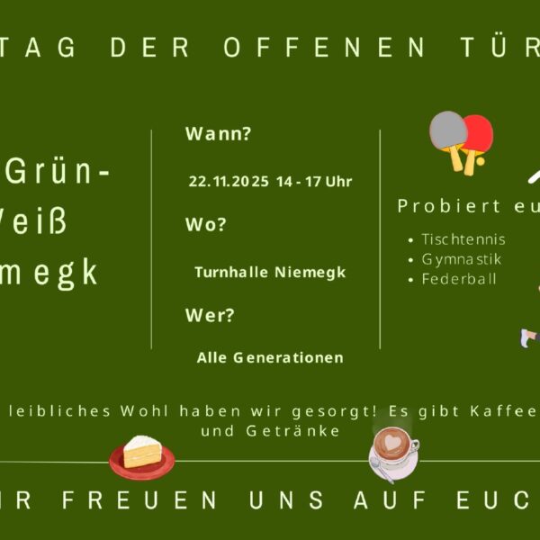 Sport, Spaß und Gemeinschaft: Tag der offenen Tür in der Turnhalle Niemegk