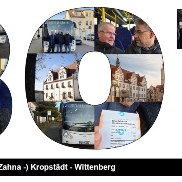 Erste Fahrt der neuen Buslinie 307 feierlich gestartet