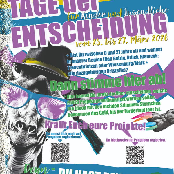 Abstimmung zum Förderaufruf „Du hast den Hut auf!“ 2026 – Niemegk ist mit dabei