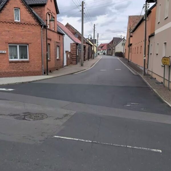 Vollsperrung der Niemegker Straße in Boßdorf