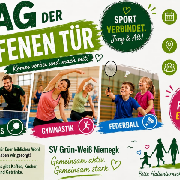 Sport, Spaß und Gemeinschaft: Tag der offenen Tür in der Turnhalle Niemegk